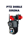 ptz doble camara Sirena y Bocina